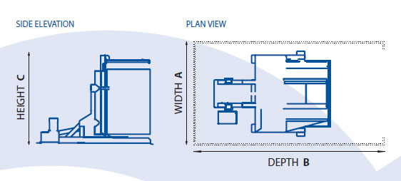 Palettenwechsler Dimensions